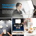 LED Studio Lighting Kit with Adjustable Tripod Stand for Photography and Live Streaming  ourlum.com   