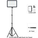 LED Studio Lighting Kit with Adjustable Tripod Stand for Photography and Live Streaming  ourlum.com 12 inch kit D United State 