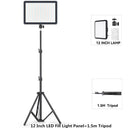 LED Studio Lighting Kit with Adjustable Tripod Stand for Photography and Live Streaming  ourlum.com 12 inch kit C United State 