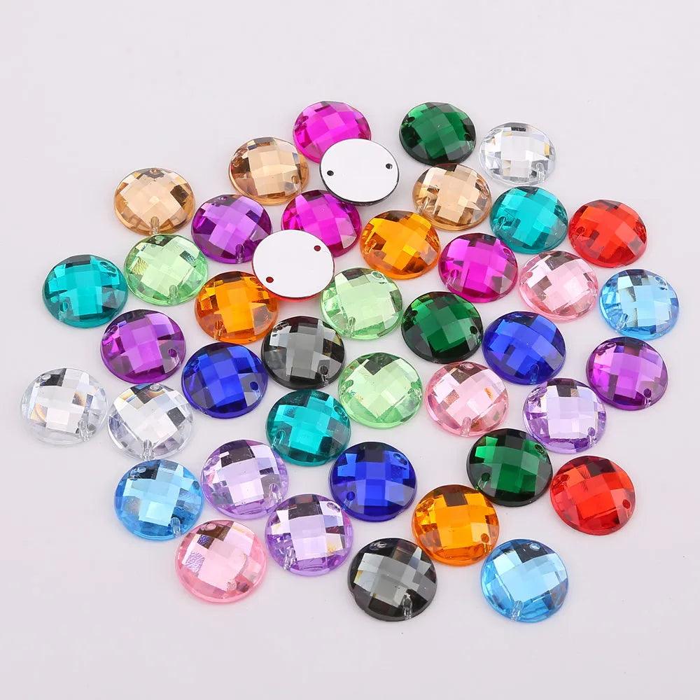 Crystal Beads - Mixed Sizes & Colors DIY Rhinestone Kit  ourlum.com   