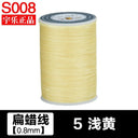 Crafting Essentials: Premium Linen Waxed Thread - 90m, 0.8mm  ourlum.com 5 Light Yellow  