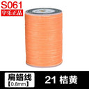 Crafting Essentials: Premium Linen Waxed Thread - 90m, 0.8mm  ourlum.com 21 Orange  