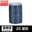 Crafting Essentials: Premium Linen Waxed Thread - 90m, 0.8mm  ourlum.com 20 Blue Grey  