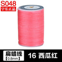 Crafting Essentials: Premium Linen Waxed Thread - 90m, 0.8mm  ourlum.com 16 Watermelon Red  