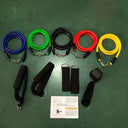 11-Piece TPE Resistance Bands Kit for Full-Body Workouts