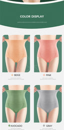 Flarixa High Waist Seamless Flat Belly Panties Shaper Women