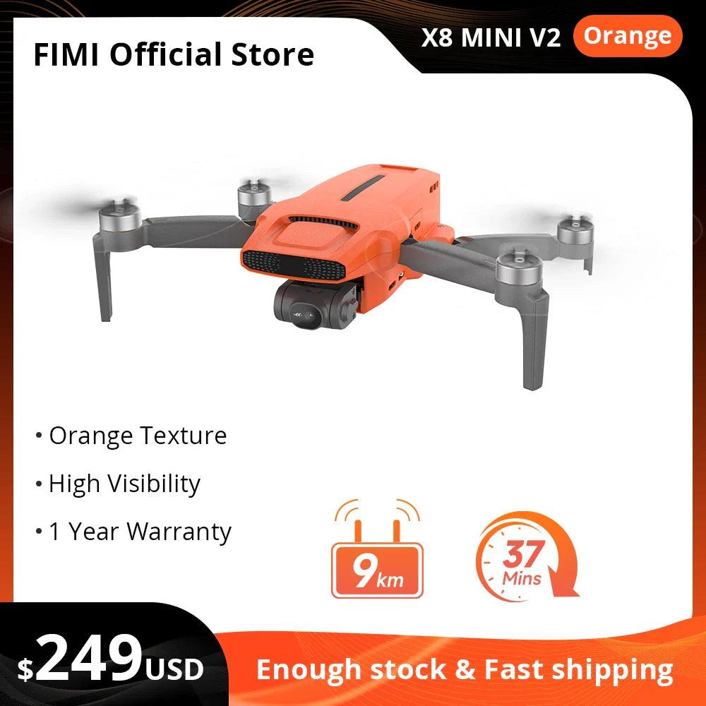 FIMI X8 MINI V2 Drone: 4k Camera & 9km Range for Aerial Adventures  ourlum.com   