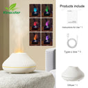 Kinscoter USB Essential Oil Diffuser with Flame Light