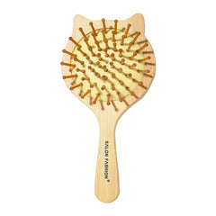 Bamboo Hair Brush: Sustainable, Anti-Static, Scalp Massage - All Hair Types