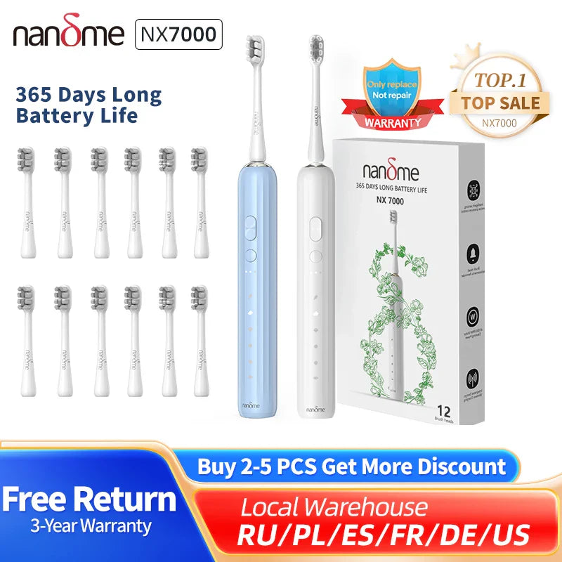 Nandme NX7000 Sonic Electric Toothbrush: Advanced Dental Care Solution  ourlum.com   