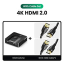 HDMI Splitter Switch: Ultimate 8K Resolution Hub for TV Xbox PS5  ourlum.com Add 2pcs HDMI-Cable uzbekistan 