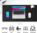 Pink Large Desk Mat Waterproof PVC Mouse Pad Leather Cover