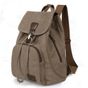 High Capacity Backpacks 2023 New Women's Outdoor Travel Canvas Bag Retro Trendy School Backpack for College Fashion Students  ourlum.com coffee  