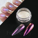 Aurora Nail Glitter Powder: Enchanting Gradient Shimmer Effects