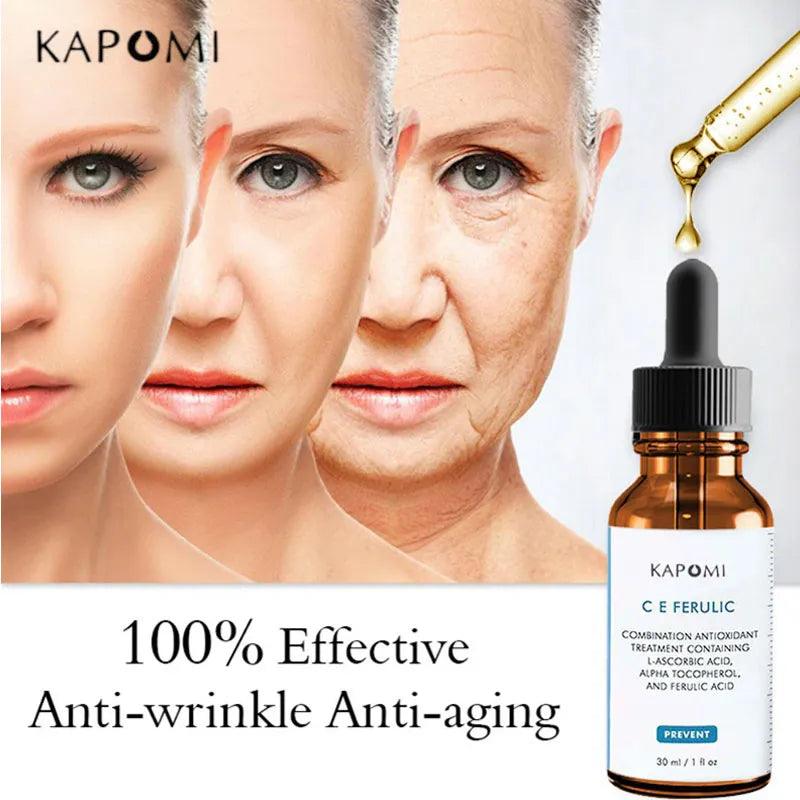 Vitamin C Serum with Hyaluronic Acid - Anti-aging and UV Protection  ourlum.com   