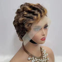 Chic Pixie Curly Lace Frontal Wig for Effortless Upgrade