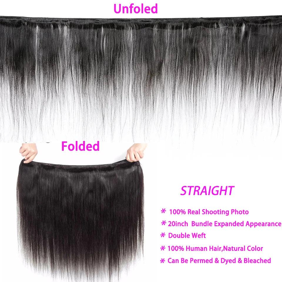 Transform Your Look with YYONG Brazilian Straight Human Hair Bundles - Premium Quality Remy Weave for Endless Styling Options  ourlum.com   
