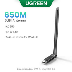 UGREEN WiFi Adapter: Lightning-Fast Dual-Band Connectivity