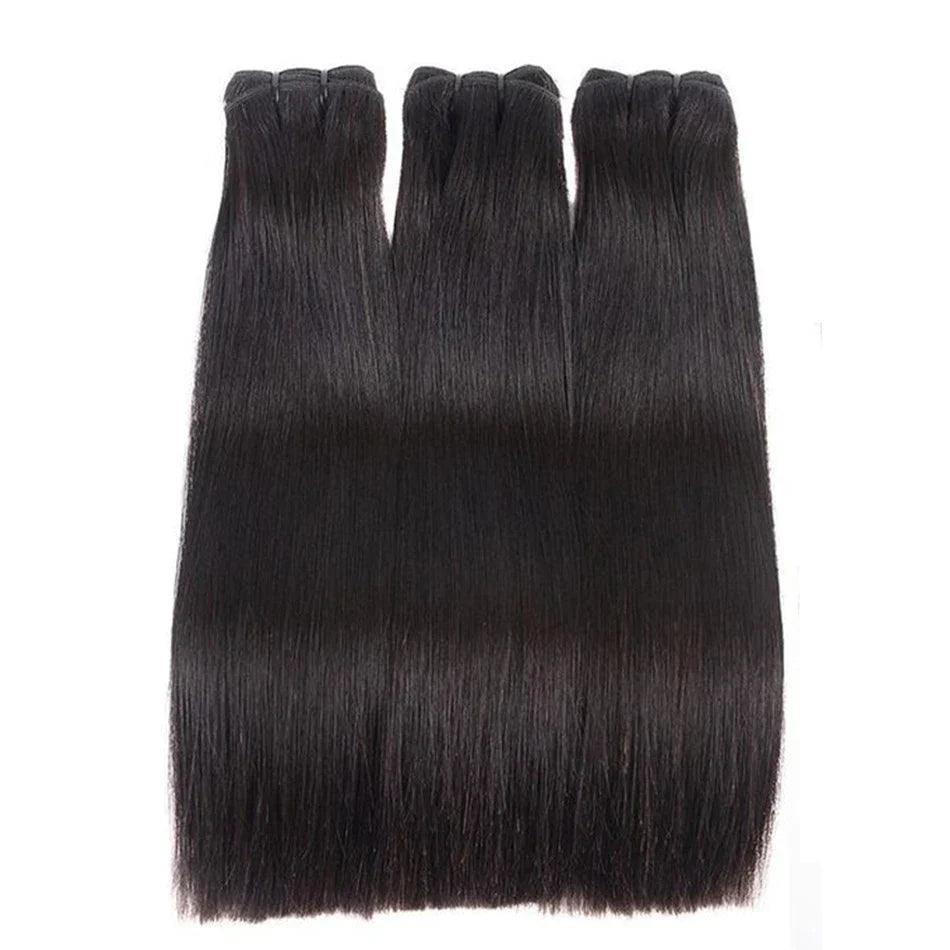 Bone Straight Brazilian Hair: 26-30 Inch Luxurious Bundle Set