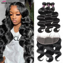 Luxurious Brazilian Body Wave Hair Bundle with Lace Frontal