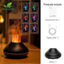 Kinscoter USB Essential Oil Diffuser with Flame Light