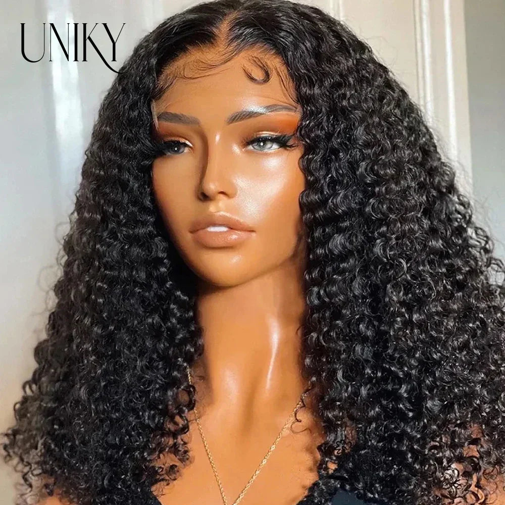 Versatile Kinky Curly Bob Wig - Remy Human Hair, Customizable Lengths & Lace Color