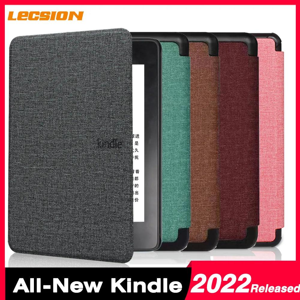 Kindle Fabric Cover & Leather Screen Protector: Stylish Protection  ourlum.com   