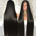 Premium Brazilian Straight Lace Front Wig Remy Human Hair