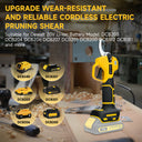 Cordless Brushless Electric Pruning Shears 20V Dewalt Compatible