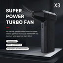 3nd Generation X3 Violent Blower Mini Turbo Jet Fan Handheld Brushless Motor 130,000 RPM Wind Speed 52m/s industrial Duct Fan  ourlum.com Default Title  