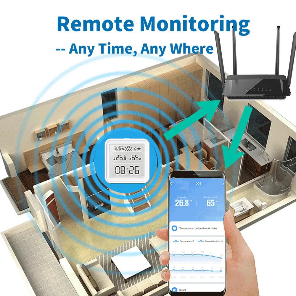 Zigbee SmartHome Sensor: Voice-Controlled Temperature & Humidity Monitor  ourlum.com   