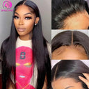 Premium Brazilian Remy Full Lace Straight Wig for Women