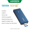 UGREEN WiFi Adapter: Lightning-Fast Dual-Band Performance