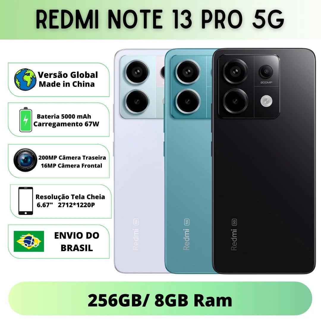 Xiaomi Redmi Note 13 Pro 5G Versão Global | Smartphone 5G , ROM Global , Câmera 200MP , Carregador 67W  ourlum.com   