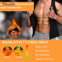 Men's Sauna Sweat Vest with Double Belt Ultimate Shapewear