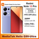 Xiaomi Redmi Note 13 Pro 4G Smartphone MTK Helio G99-Ultra 6.67" AMOLED Display 67W Turbo Charge 5000mAh 200MP Triple Camera