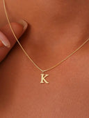 1pc Name Initial Necklace For Women Stainless Steel Jewelry