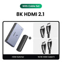 HDMI Splitter Switch: Ultimate 8K Resolution Hub for TV Xbox PS5  ourlum.com Switch with 2 Cables brazil 