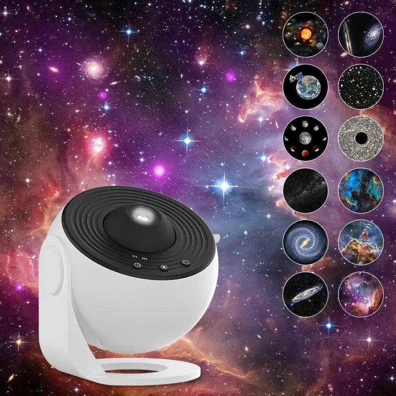 Cosmic Dream Star Projector with Rotating Planetarium Lamp  ourlum.com   