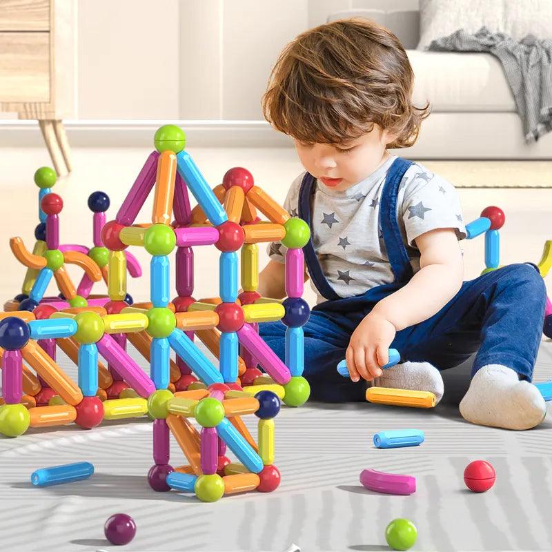 Magnetic Balls Building Blocks Set: Creative Educational Toy for Kids  ourlum.com   