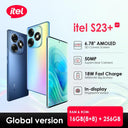 itel S23+ NFC Smartphone - 256GB, 6.78 Inch AMOLED Display