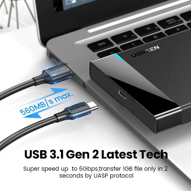 UGREEN SATA SSD USB 3.0 Case: High-Speed External Drive  ourlum.com   