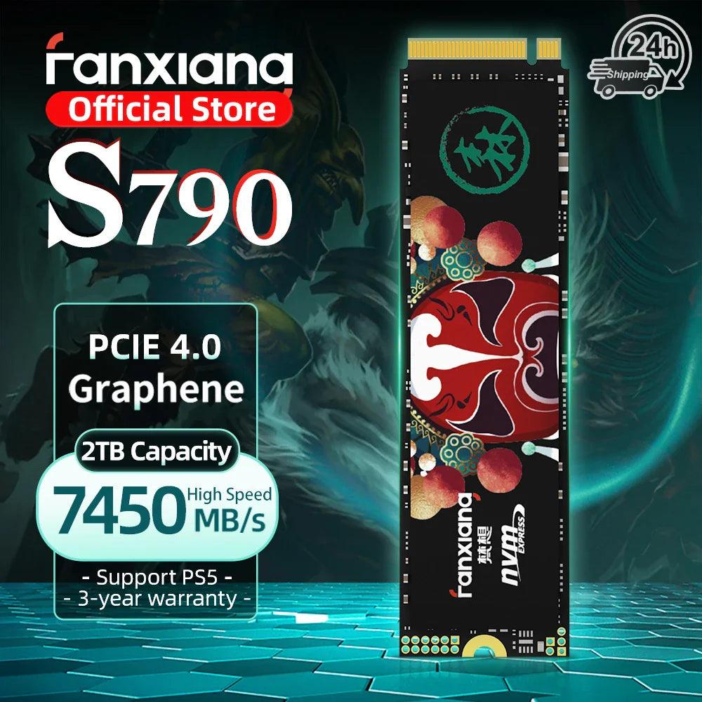 Fanxiang High-Speed NVMe SSD 4TB: Solid State Drive PCIe 4.0  ourlum.com S500Pro 2300MBs 256G CHINA 