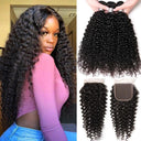 Luxurious Peruvian Kinky Curly Virgin Hair Bundle 3 Pack