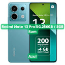 Xiaomi Redmi Note 13 Pro 5G Versão Global | Smartphone 5G , ROM Global , Câmera 200MP , Carregador 67W  ourlum.com Note 13 Pro 5G 256/8 Azul brazil 