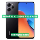 Xiaomi Redmi 12 256GB ROM 8GB RAM Versão Global | Smartphone 4G , ROM Global , Câmera 18MP , Carregador 18W  ourlum.com Redmi 12 256/8 Midnight Black brazil 8g | 256G