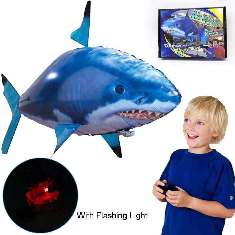 Inflatable Shark & Clown Fish RC Air Swimmers: Indoor Fun & Great Gift for Kids  ourlum.com   