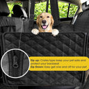 Dog Car Seat Cover Waterproof Rear Pet Travel Mat Hammock