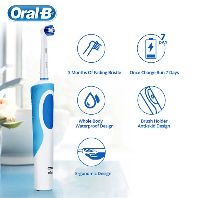 Oral B Electric Toothbrush: Ultimate Whitening & Deep Clean Brush  ourlum.com   