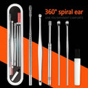 Stainless Steel Ear Cleaning Kit for Gentle Spiral Care